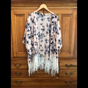 KIMONO, EXC 🌸 Size 1X 🌸 Pink & Blue